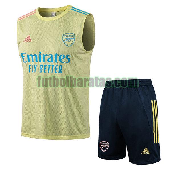 chaleco arsenal 2021 2022 amarillo conjunto