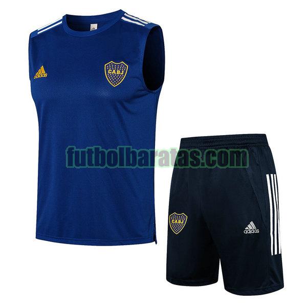 chaleco boca juniors 2021 2022 azul conjunto