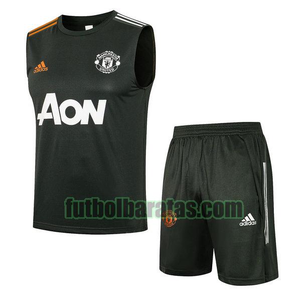 chaleco manchester united 2021 2022 negro conjunto