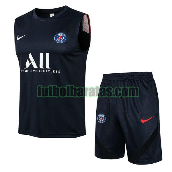 chaleco paris saint germain 2021 2022 azul conjunto