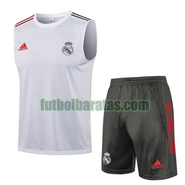 chaleco real madrid 2021 2022 blanco conjunto