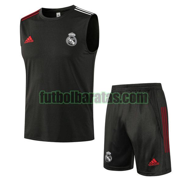 chaleco real madrid 2021 2022 negro conjunto