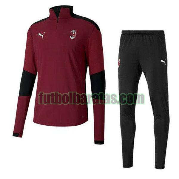 chandal ac milan 2020-2021 negro conjunto