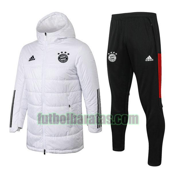 chandal algodon bayern de múnich 2020 2021 blanco conjunto