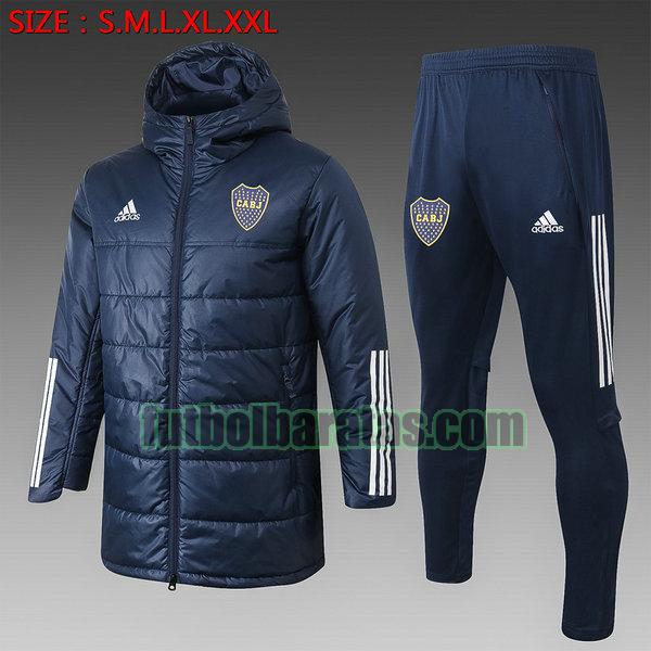 chandal algodon boca juniors 2020 2021 azul conjunto