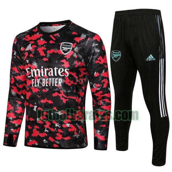 chandal arsenal 2021 2022 negro conjunto