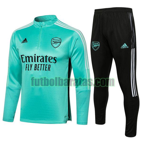 chandal arsenal 2021 2022 verde conjunto