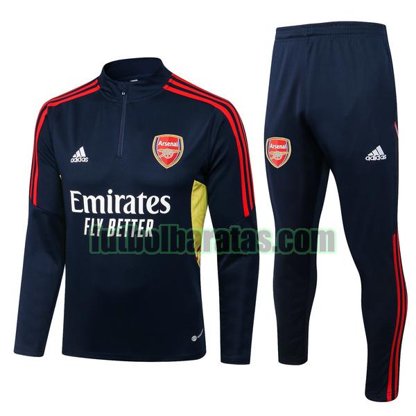 chandal arsenal 2022 2023 azul conjunto