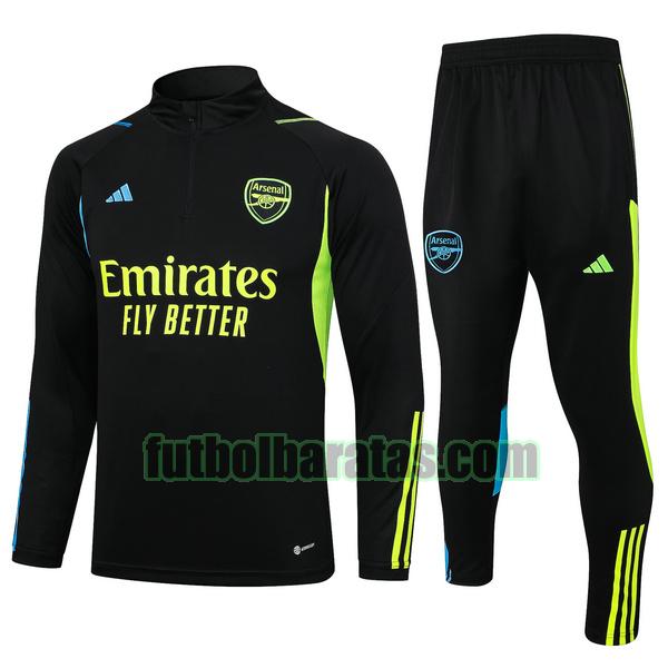 chandal arsenal 2023 24 negro conjunto