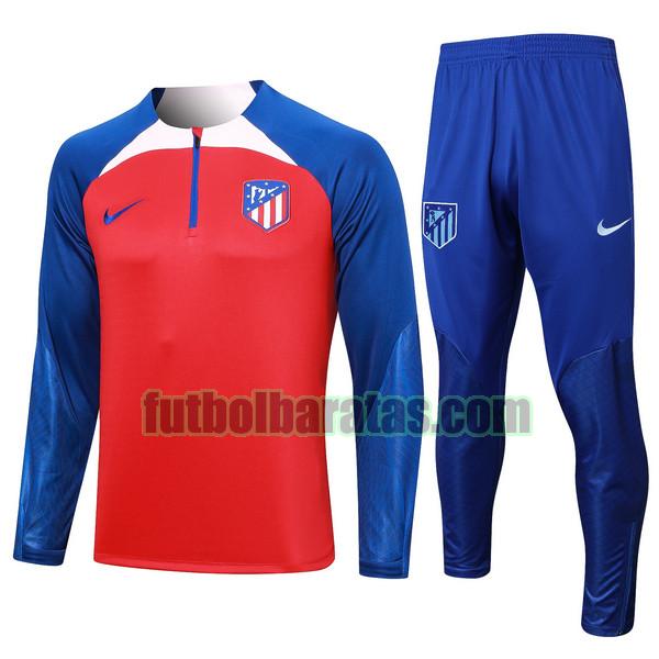 chandal atletico madrid 2023 2024 rojo azul conjunto