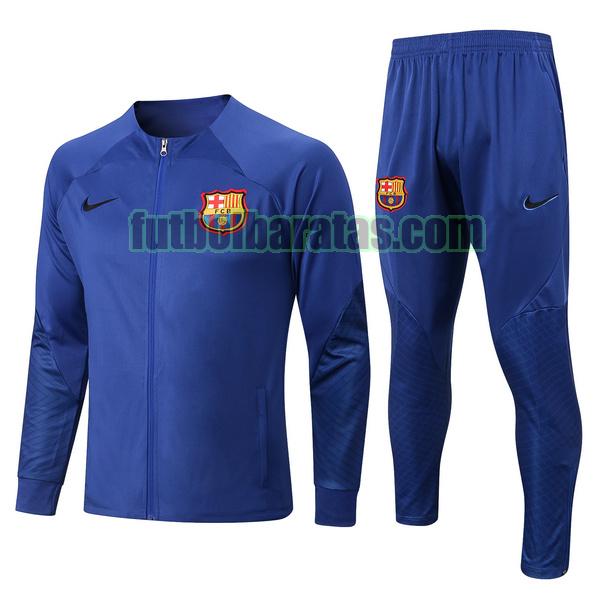 chandal barcelona 2022 23 azul conjunto