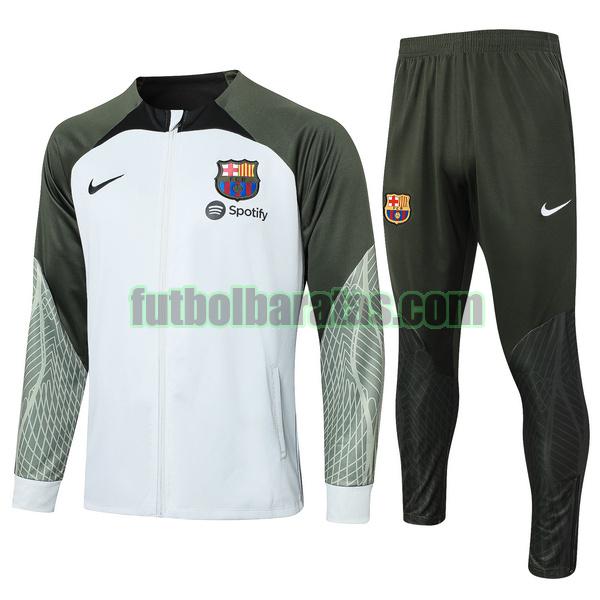 chandal barcelona 2023 24 blanco verde conjunto