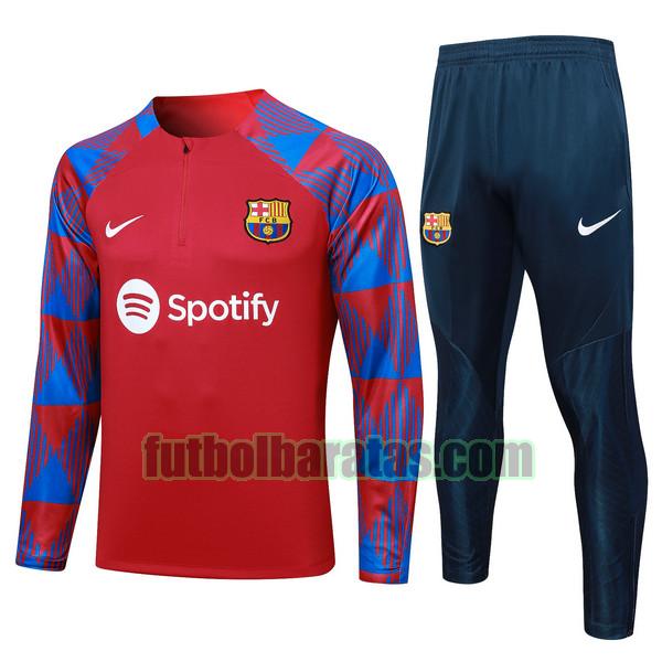 chandal barcelona 2023 24 rojo azul conjunto