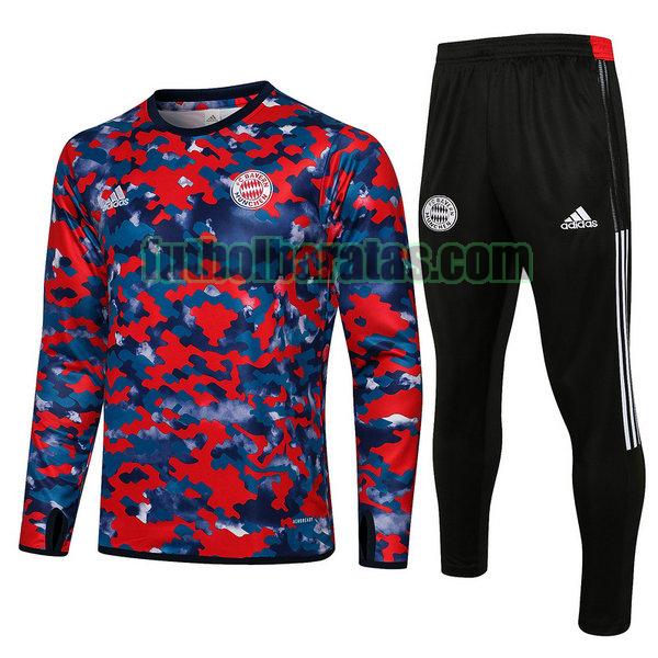 chandal bayern munich 2021 2022 azul conjunto