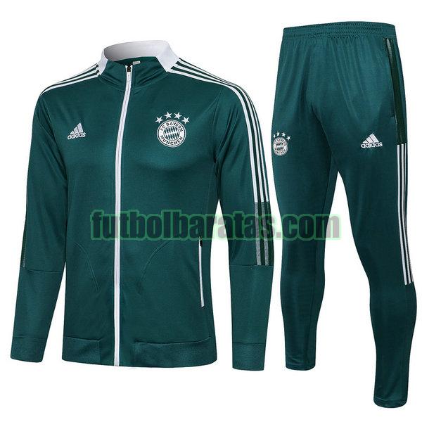 chandal bayern munich 2021 2022 verde conjunto