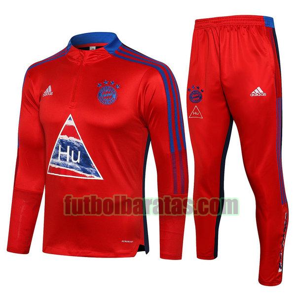 chandal bayern munich 2021 22 rojo conjunto