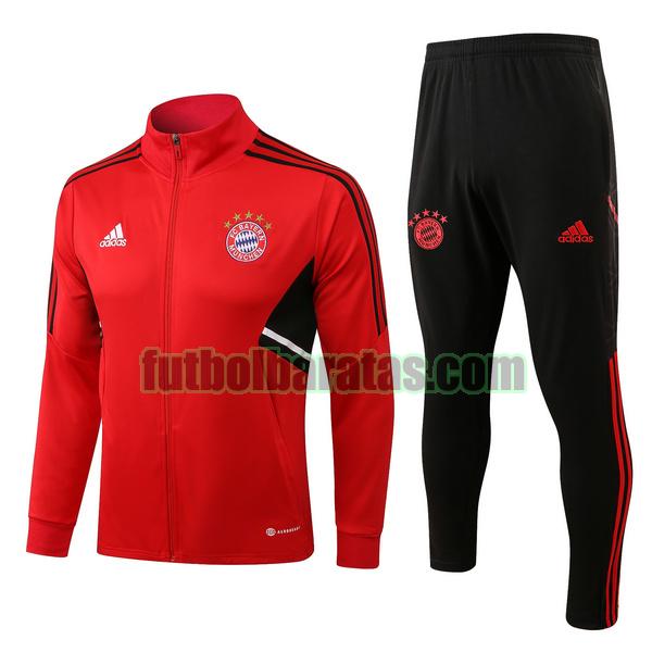 chandal bayern munich 2022 2023 rojo conjunto