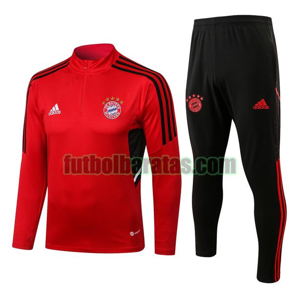 chandal bayern munich 2022 23 rojo conjunto