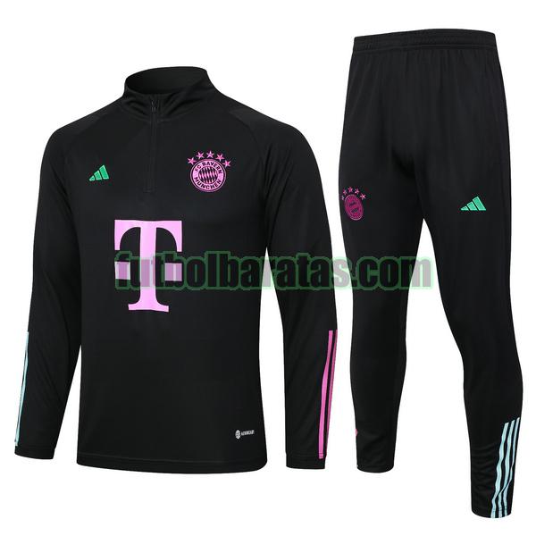 chandal bayern munich 2023 2024 negro conjunto