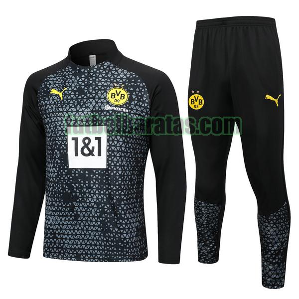 chandal borussia dortmund 2023 2024 negro conjunto