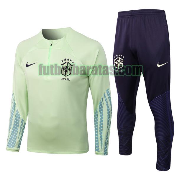 chandal brasil 2022 23 verde conjunto