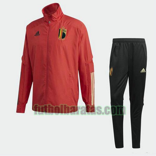 chandal bélgica 2020-2021 rojo conjunto