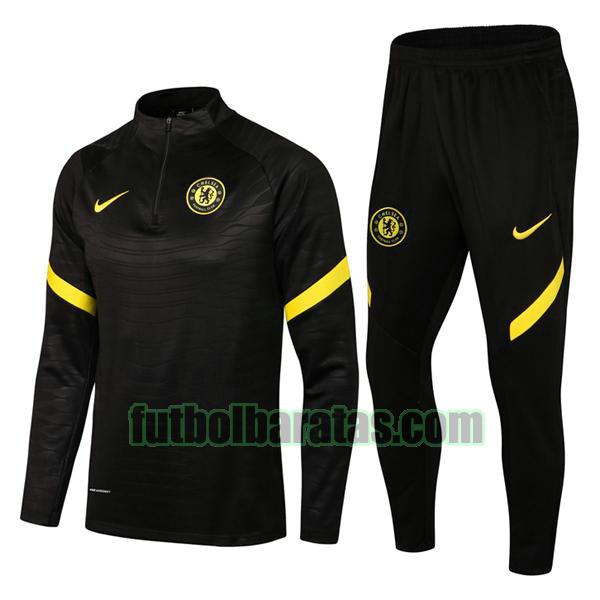 chandal chelsea 2021 2022 negro conjunto