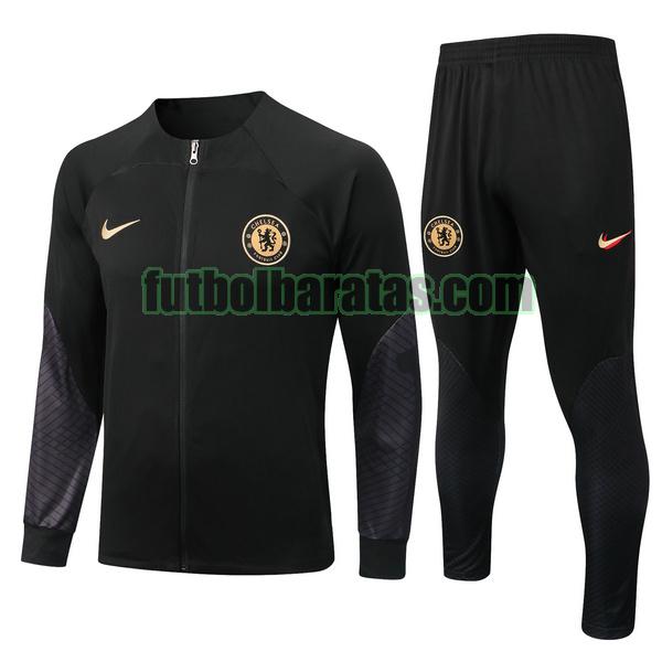 chandal chelsea 2022 23 negro conjunto