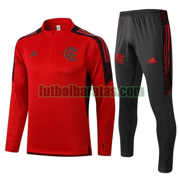 chandal flamengo 2021 2022 rojo conjunto