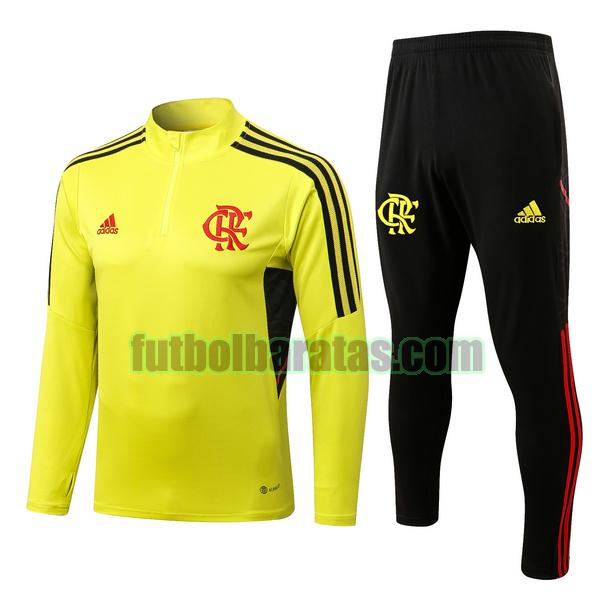 chandal flamengo 2022 2023 amarillo conjunto