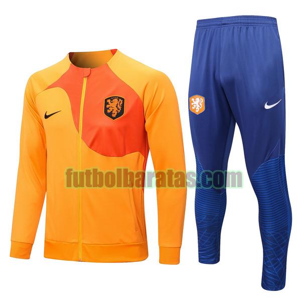 chandal holanda 2022 2023 naranja conjunto