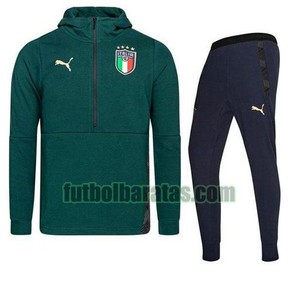 chandal italia 2020-2021 verde conjunto