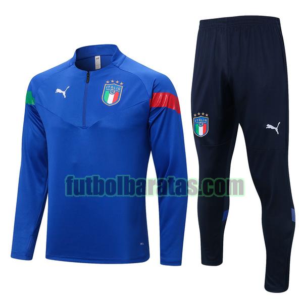 chandal italia 2022 2023 azul conjunto