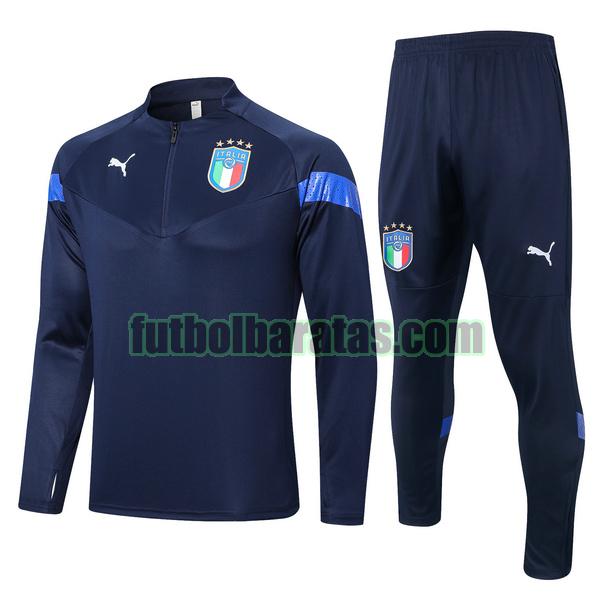 chandal italia 2022 23 azul conjunto