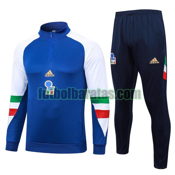 chandal italia 2023 2024 azul blanco conjunto