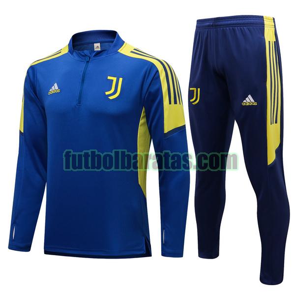 chandal juventus 2022 2023 azul amarillo conjunto