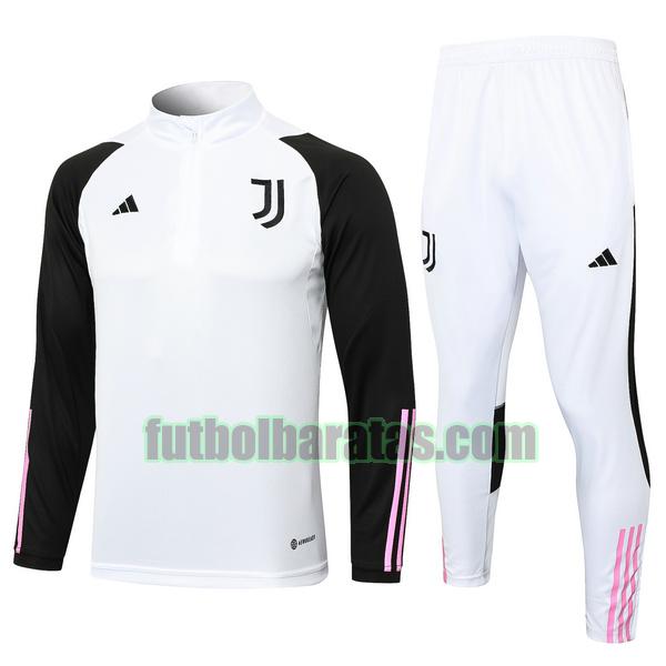 chandal juventus 2023 2024 blanco negro conjunto