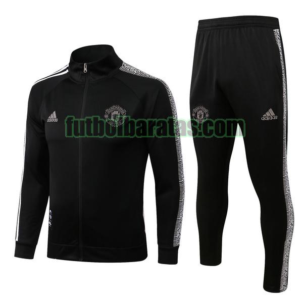 chandal manchester united 2022 23 negro conjunto