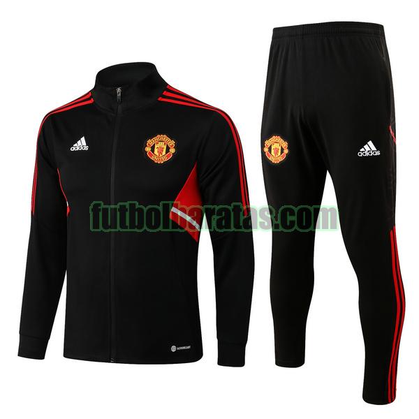 chandal manchester united 2022 23 negro united conjunto