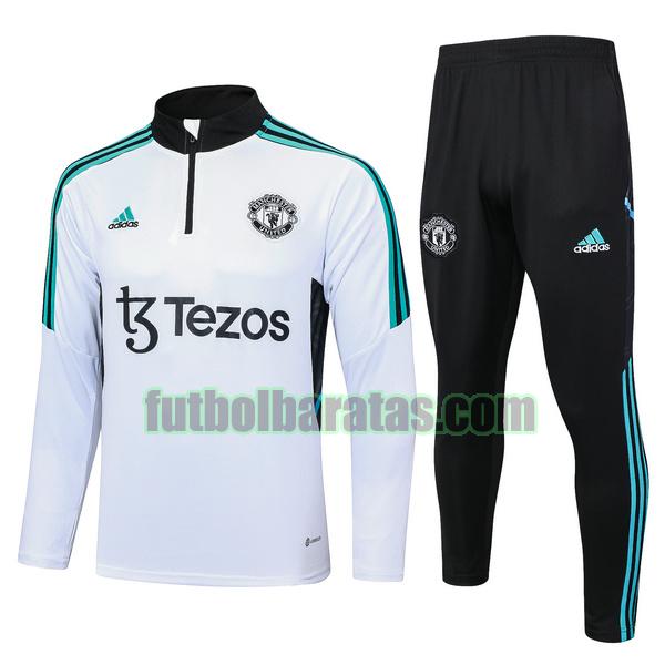 chandal manchester united 2023 2024 blanco conjunto