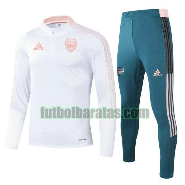 chandal niño arsenal 2021 2022 blanco conjunto