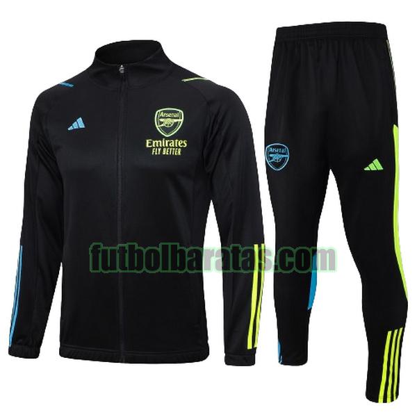 chandal niño arsenal 2023 2024 negro conjunto