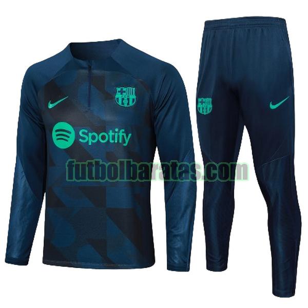 chandal niño barcelona 2023 2024 azul conjunto