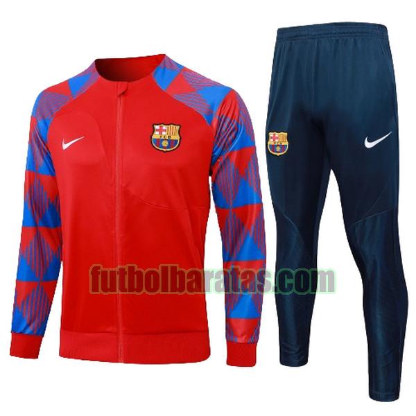 chandal niño barcelona 2023 24 rojo conjunto