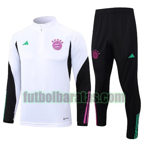 chandal niño bayern munich 2023 2024 blanco conjunto