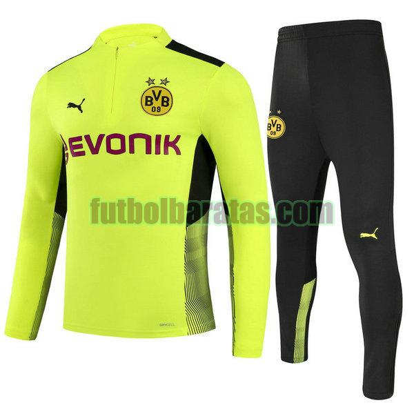 chandal niño borussia dortmund 2021 22 amarillo conjunto