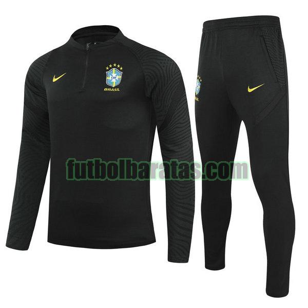 chandal niño brasil 2021 2022 negro conjunto