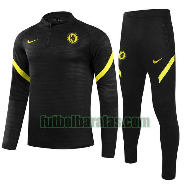 chandal niño chelsea 2021 22 negro conjunto