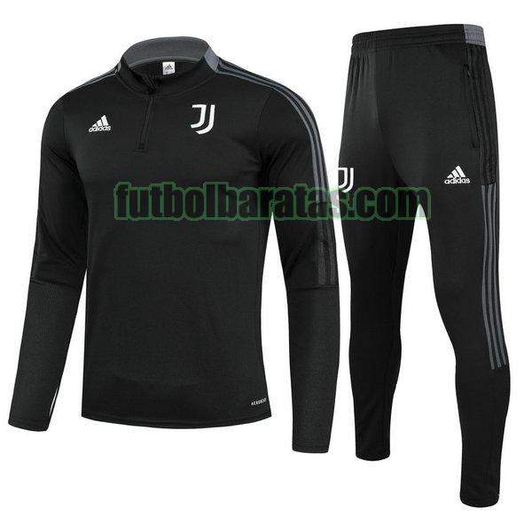 chandal niño juventus 2021 2022 negro conjunto