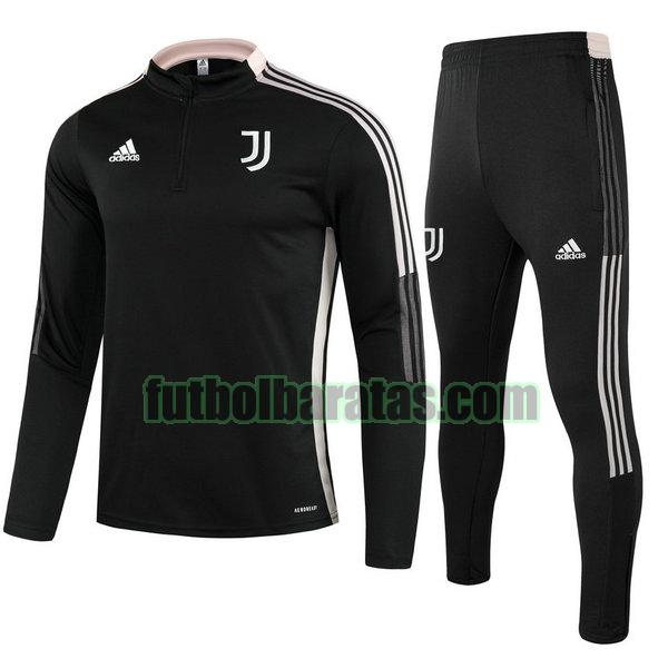 chandal niño juventus 2021 22 negro conjunto